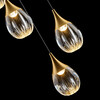 Миниатюра фото подвесной светодиодный светильник delight collection md24001004-5a gold/clear | 220svet.ru