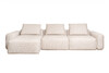 Миниатюра фото диван трехместный garda decor turin-tmn3-3s-koza3805-beg | 220svet.ru