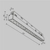 Миниатюра фото трековый светодиодный магнитный светильник maytoni points exility tr031-4-18wtw-m-dsz-w | 220svet.ru