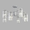 Миниатюра фото потолочная люстра на штанге lumion favla 8348/8c хром | 220svet.ru