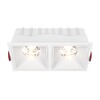 Миниатюра фото встраиваемый светильник maytoni alfa led dl043-02-15w3k-d-sq-w | 220svet.ru