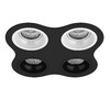 Миниатюра фото d64706060707 светильник lightstar domino round мr16 | 220svet.ru