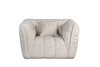 Миниатюра фото кресло prato букле белый 120*106*74см garda decor zw-26801 | 220svet.ru