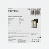 Миниатюра фото уличный настенный светильник voltega domi vgl7219wl-01b9 | 220svet.ru