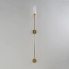 Миниатюра фото бра crystal lux simply ap1.2 brass | 220svet.ru