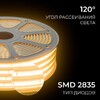 Миниатюра фото комплект светодиодной влагозащищенной ленты apeyron 10w/m 120led/m 2835smd теплый белый 15m 10-143 | 220svet.ru