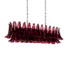 Миниатюра фото подвесная люстра loft it lilou 10600/1200r burgundy | 220svet.ru
