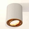 Миниатюра фото комплект накладного светильника ambrella light techno spot xs7423022 sgr/pyg серый песок/золото желтое полированное (c7423, n7004) | 220svet.ru