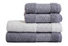 Миниатюра фото полотенце махровое 50*90 венера серое garda decor 105td-cp5090550-pol ser | 220svet.ru