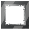 Миниатюра фото рамка стеклянная на 1 пост voltum s70 vls110107 (графит, стекло) | 220svet.ru
