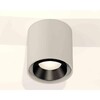 Миниатюра фото комплект накладного светильника ambrella light techno spot xs7724002 sgr/pbk серый песок/черный полированный (c7724, n7031) | 220svet.ru