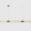 Миниатюра фото подвесной светодиодный светильник crystal lux lineup sp24w led brass | 220svet.ru