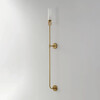 Миниатюра фото бра crystal lux simply ap1.2 brass | 220svet.ru