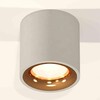 Миниатюра фото комплект накладного светильника ambrella light techno spot xs7533024 sgr/pyg серый песок/золото желтое полированное (c7533, n7014) | 220svet.ru