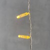 Миниатюра фото гирлянда бахрома с колпачком 3,1 x 0,5 м тепло-белая 220в, 120 led, провод прозрачный пвх, ip65 ltc pil120cap-10-2ww | 220svet.ru