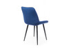 Миниатюра фото стул на металлокаркасе woodville седа синий (zd 798) / черный 632434 | 220svet.ru