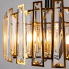 Миниатюра фото потолочная люстра arte lamp amber a1028pl-6bk | 220svet.ru