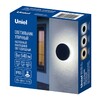 Миниатюра фото уличный накладной светильник uniel ulu-p35r-6w/3000k+4000k+6500k/d12 ip65 black ul-00013631 | 220svet.ru
