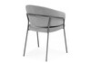 Миниатюра фото стул на металлокаркасе woodville лео серый brendy monsoon 22 / серый 633132 | 220svet.ru