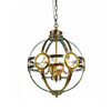 Миниатюра фото люстра hagerty 4 ant.brass delight collection | 220svet.ru