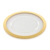 Миниатюра фото блюдо avenue gold 32 см ivv | 220svet.ru