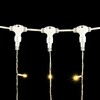 Миниатюра фото гирлянда занавес 2 x 1 м тепло-белый 220в, 200 led, провод прозрачный пвх, ip54 ltc pcl202-10-2ww | 220svet.ru