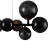 Миниатюра фото подвесная люстра indigo molecola 11018/10p black v000196 | 220svet.ru