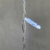 Миниатюра фото гирлянда бахрома с колпачком 4,9 x 0,5 м белая с мерцанием белого диода 220в, 195 led, провод прозрачный пвх, ip65 ltc pil200blwcap-10-2w | 220svet.ru