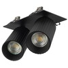 Миниатюра фото спот поворотный встраиваемый двойной citilux axel cl512d21r | 220svet.ru
