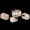 Миниатюра фото потолочная люстра reluce 72108-0.3-04 bk+fgd | 220svet.ru