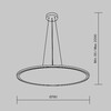 Миниатюра фото подвесной светильник maytoni cosmos mod057pl-l78w4k | 220svet.ru
