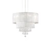Миниатюра фото подвесная люстра ideal lux opera sp4 bianco | 220svet.ru