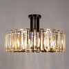 Миниатюра фото потолочная люстра arte lamp amber a1028pl-8bk | 220svet.ru