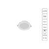 Миниатюра фото встраиваемый светильник arte lamp quick a8509pl-1wh | 220svet.ru