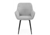 Миниатюра фото стул на металлокаркасе woodville флюид светло-серый / черный 642947 | 220svet.ru
