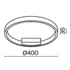 Миниатюра фото потолочный светодиодный светильник maytoni rim mod058cl-l25wk | 220svet.ru