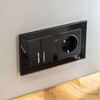 Миниатюра фото розетка с заземлением и шторками werkel черные матовый w1171108 | 220svet.ru