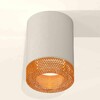 Миниатюра фото комплект накладного светильника ambrella light techno spot xs7423005 sgr/cf серый песок/кофе (c7423, n7195) | 220svet.ru