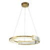 Миниатюра фото подвесной светодиодный светильник indigo frizzante 12015/1pl brass v000041l | 220svet.ru