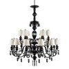 Миниатюра фото подвесная люстра loft it grace 10203/12+6 black | 220svet.ru