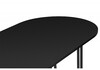 Миниатюра фото стол деревянный woodville хьюго черная шагрень пленка 620420 | 220svet.ru