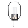 Миниатюра фото бра с выключателем на корпусе arte lamp celaeno a7004ap-1bk | 220svet.ru