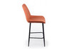 Миниатюра фото барный стул вращающийся woodville седа 360 терракотовый (zd 432) / черный 632619 | 220svet.ru