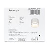 Миниатюра фото потолочный светильник voltega bis vgl7373dl-01w | 220svet.ru