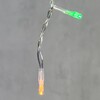 Миниатюра фото гирлянда бахрома 4,9 x 0,5 м разноцветная с мерцанием белого диода 220в, 240 led, провод прозрачный пвх, ip54 ltc pil240blw-10-2m | 220svet.ru