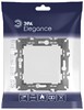 Миниатюра фото кнопка эра elegance 14-1111-01м , 10ах-250в, белый матовый б0065810 | 220svet.ru