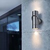 Миниатюра фото уличный настенный светодиодный светильник elektrostandard 1553 techno led vortex a038418 | 220svet.ru