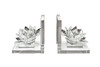Миниатюра фото держатели для книг лотосы garda decor xbe1580 | 220svet.ru