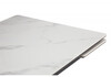 Миниатюра фото керамический стол 140(200)х80 раскладной woodville старлайт  snow alpin white / черный 622891 | 220svet.ru