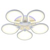 Миниатюра фото потолочная светодиодная люстра profit light 8000/5 wht | 220svet.ru